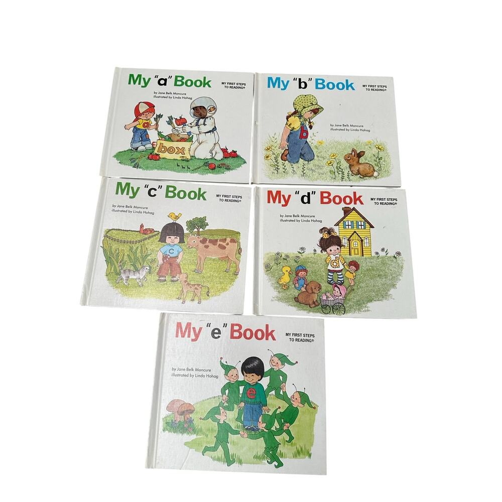 A-Z My First Steps To Reading Alphabet Books By Jane Belk Moncure - Lot of 25